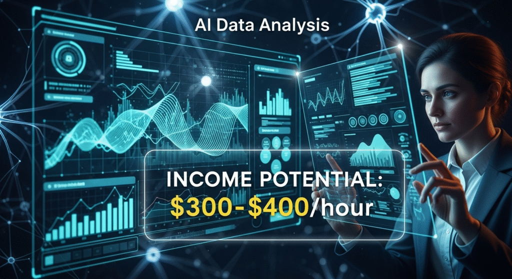 AI Data Analysis (Income Potential: $300-$400/hour)