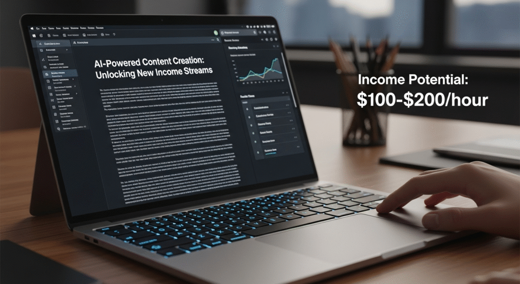 AI Writing (Income Potential: $100-$200/hour)